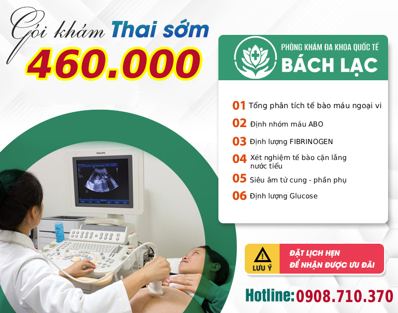 ƯU ĐÃI GÓI KHÁM THAI SỚM
