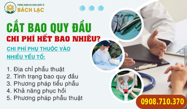 chi phí cắt bao quy đầu Buôn Ma Thuột