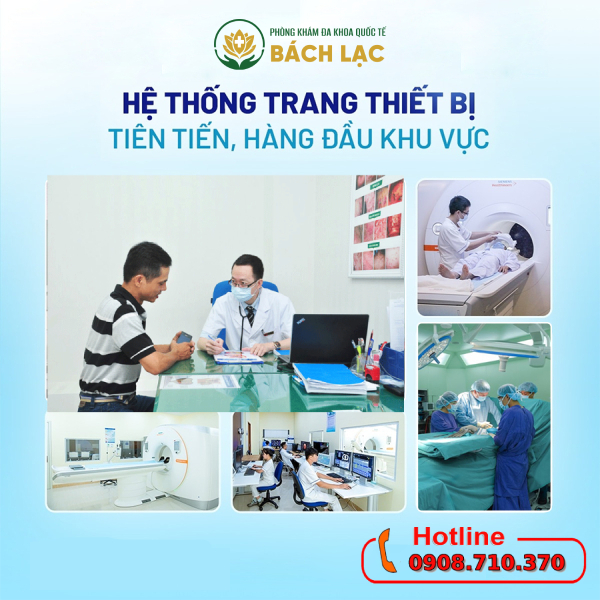hệ thống trang thiết bị phòng khám