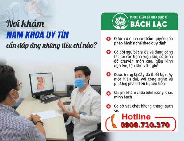 Tiêu chí lựa chọn phòng khám nam khoa buôn ma thuột